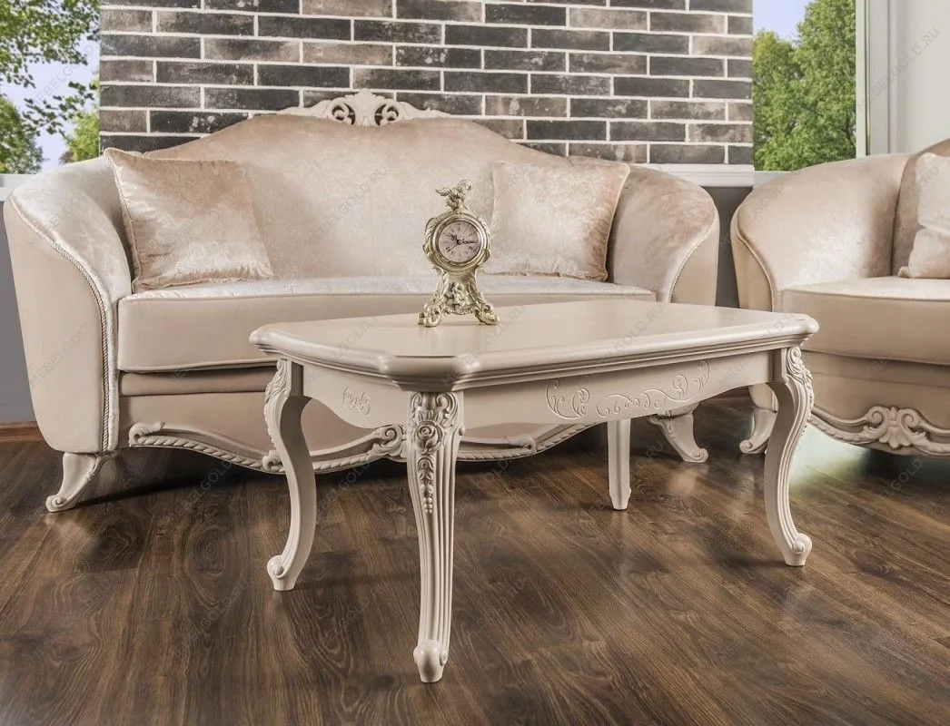 Столик прямоугольный Мокко бежевый | изображение 2