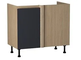 Дуб Палермо/Синий матовый