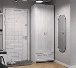 БРИМНЭС / СИРИУС Шкаф ИКЕА / IKEA комбинированный 2 двери и 1 ящик белый | изображение 5