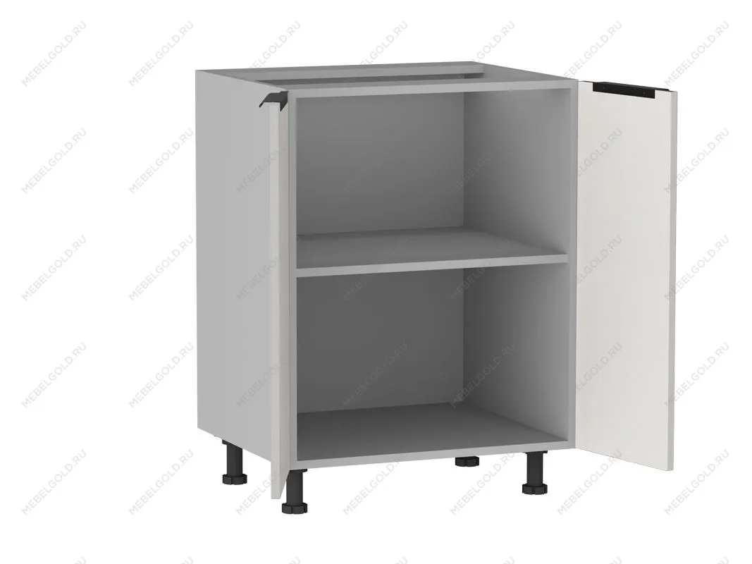 Стол 2-х дверный С-60, Ватель (600*523*820) Экокожа Белый, 23906 | изображение 1