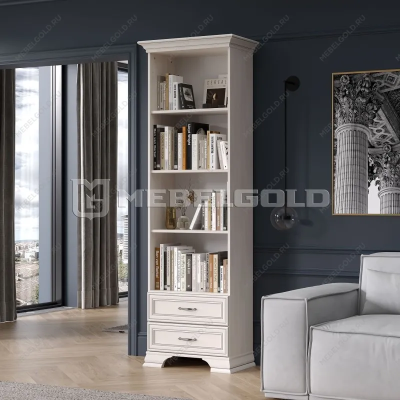 Стеллаж Тиффани 2S вудлайн кремовый | изображение 2