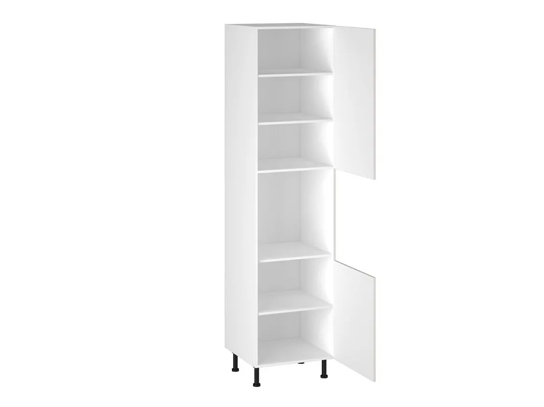 Шкаф-пенал 960 ПГ-60 бок правый МДФ, Виста (600*586*2456) Экокожа Белый, 26288 | изображение 1