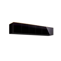 Антресоль для 6-х дверного шкафа Римини (Черный/золото) РМАН-1(6)