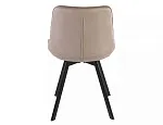 Стул кухонный Signal MONTI Velvet Bluvel 40 поворотный (темно-бежевый/черный) | изображение 4