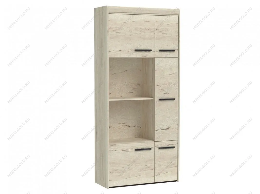 Пенал М-4 широкий, Мале (900*384*2000) Дуб галифакс белый, 31201