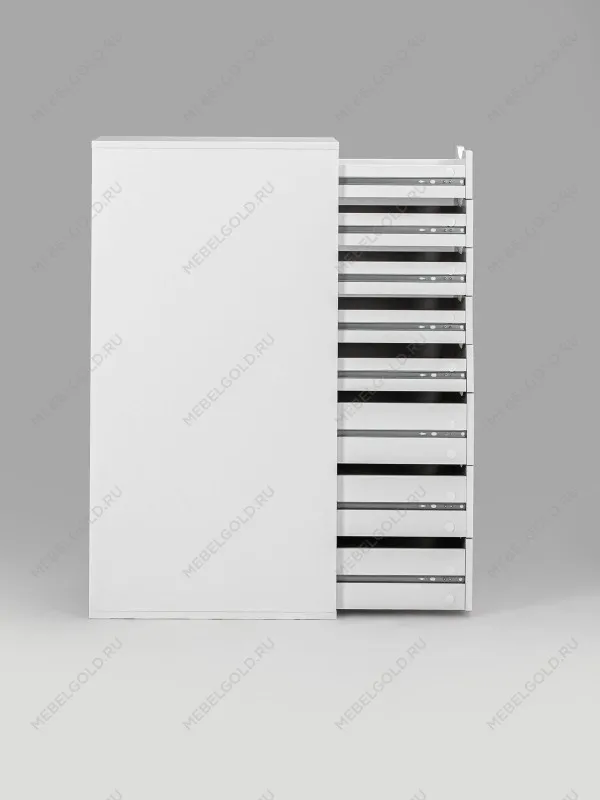 Комод Ингар, 8 ящиков, 36x102x53 см, белый | изображение 11