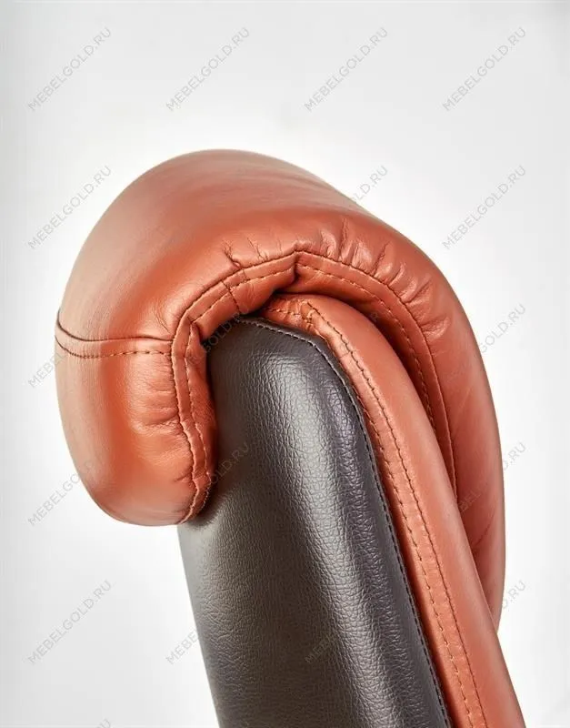 Кресло компьютерное Halmar CALVANO (светло-коричневый/темно-коричневый) | изображение 9