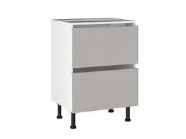 Стол с ящиками СЯ-(2)-60, Виста (600*523*870) Экокожа Бежевый, 26413