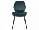 Стул кухонный Signal JAKE Velvet Bluvel 78 (темно-зеленый/черный) | изображение 1