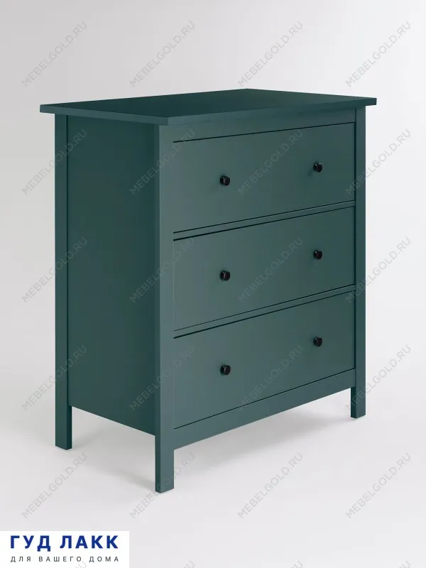 Комод Сага, 92х51х100 см, темно-бирюзовый | изображение 6