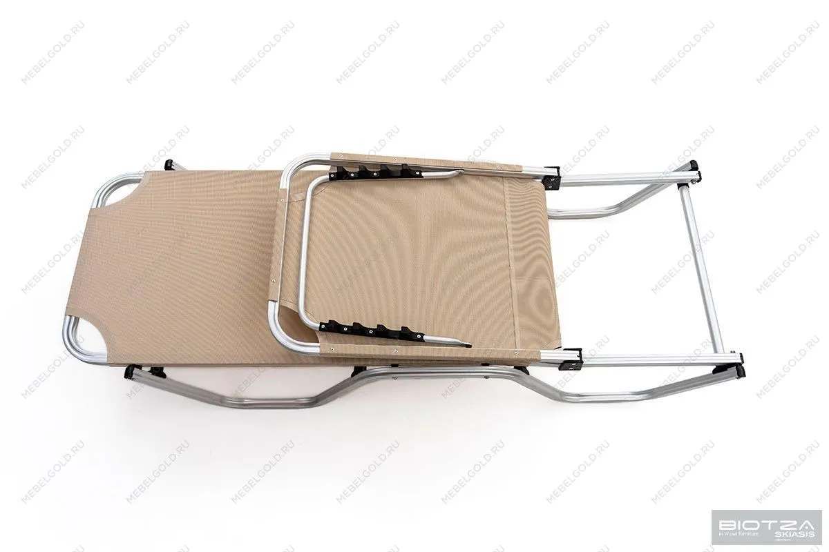 Шезлонг Dias алюминиевый, бежевый | изображение 7