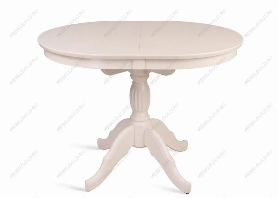 Стол обеденный Лилия-0110 (слоновая кость 9001)