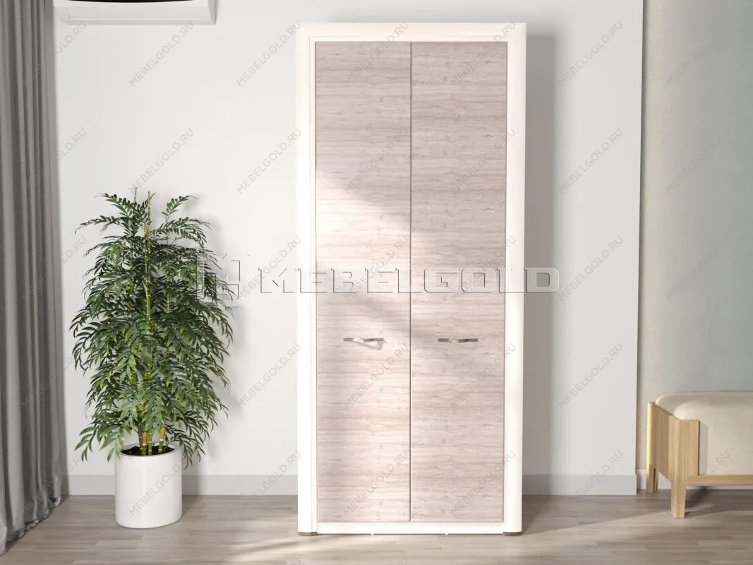 Шкаф 2-створчатый Оливия 2DG (без комплекта полок) | изображение 1