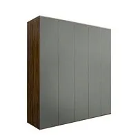 Шкаф 5-ти дверный Bogemia Woodline Air (Серый) БМШ2/5(0)