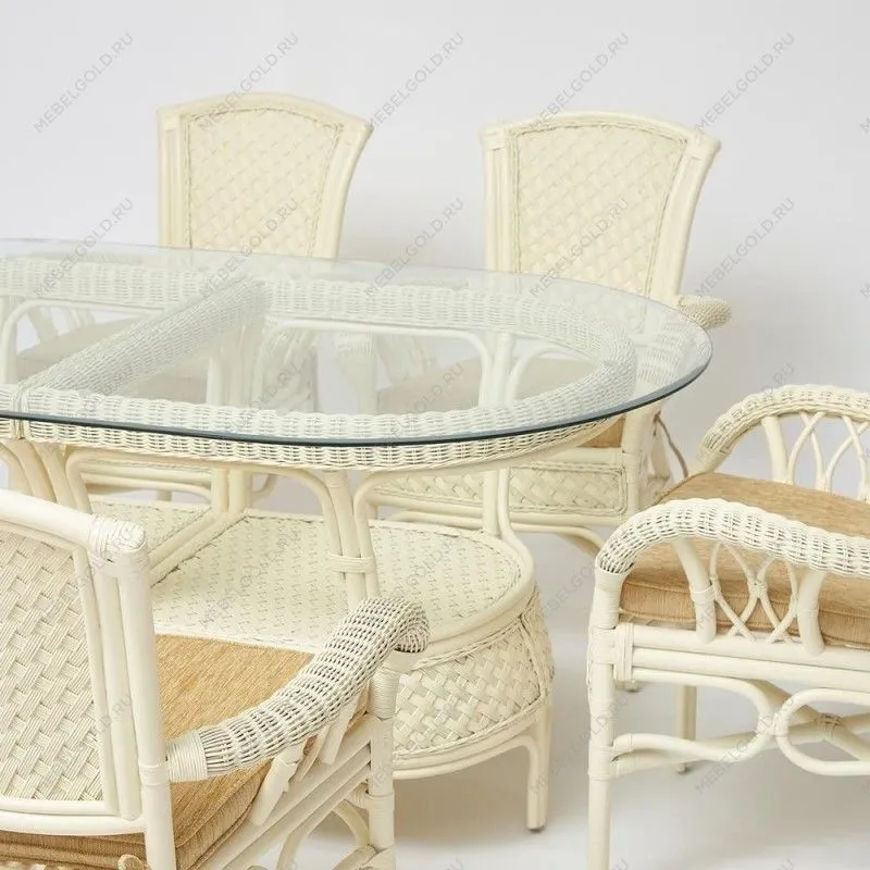 Комплект обеденный ANDREA GRAND Белый | изображение 6