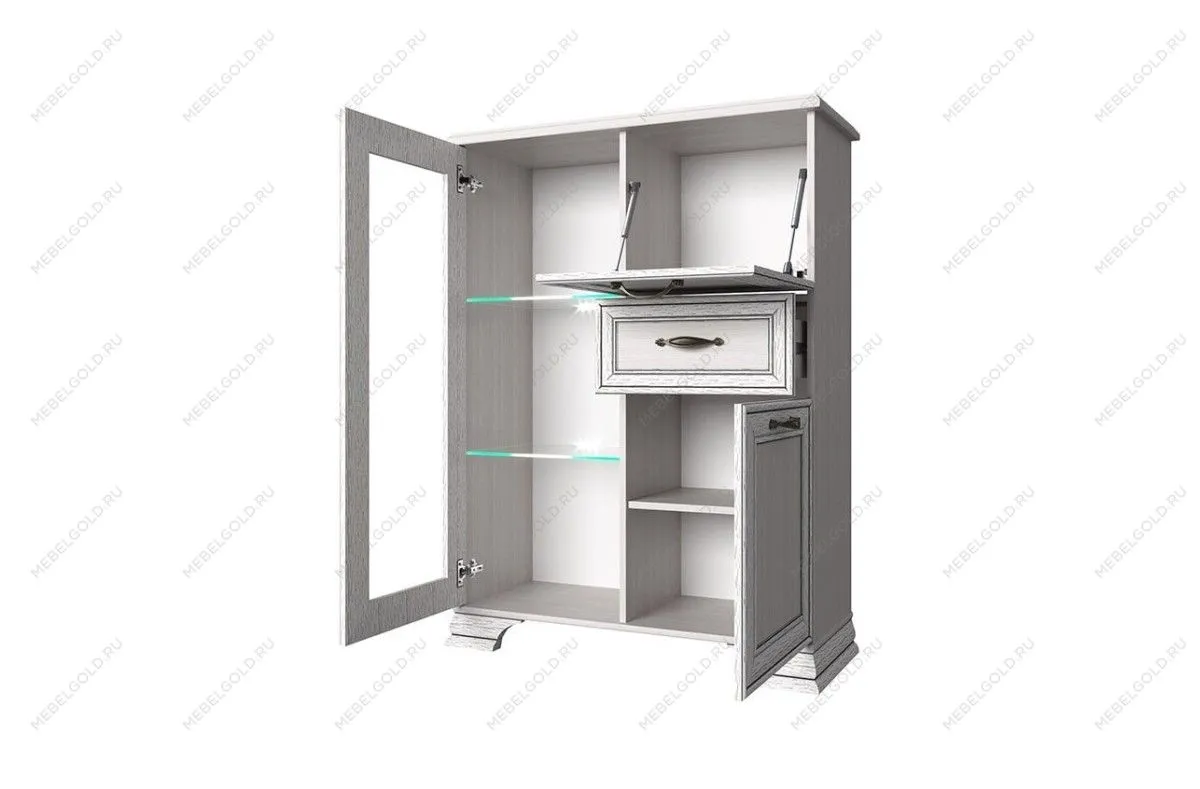 Тумба Тиффани 1V2D1S вудлайн кремовый - Выставка м. Марьина роща | изображение 1