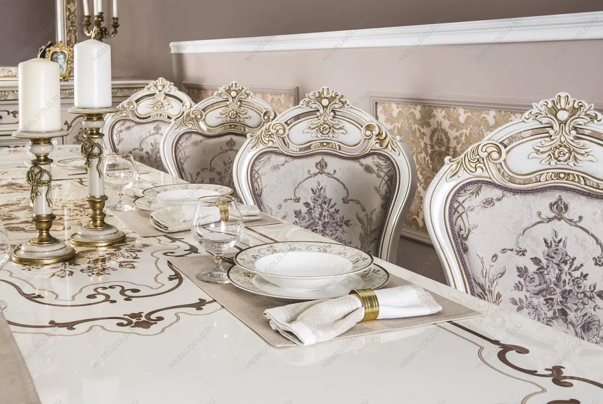 Стол Алсу белый глянец | изображение 4