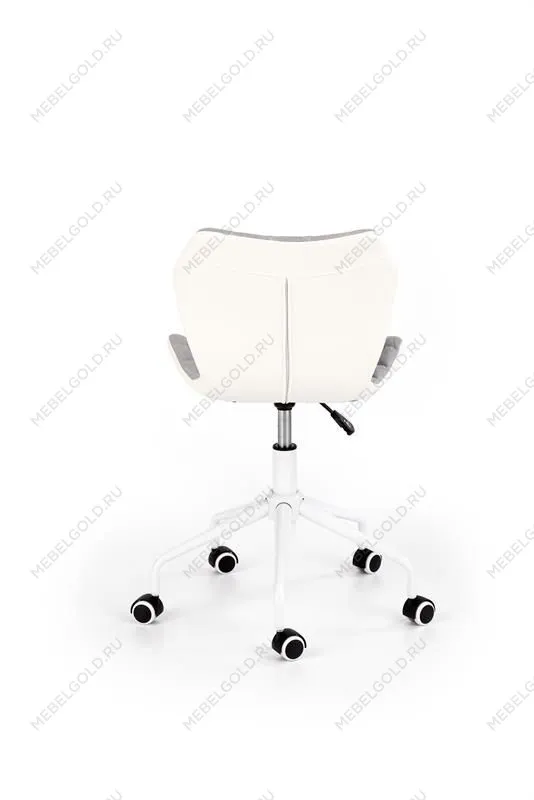 Кресло компьютерное Halmar MATRIX 3 (серо-белый) | изображение 2