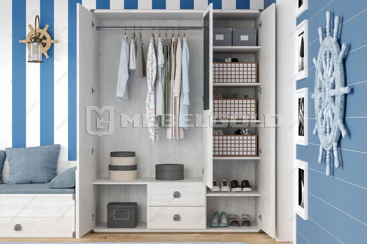 Шкаф Индиана JSZF3D2S сосна каньон | изображение 3