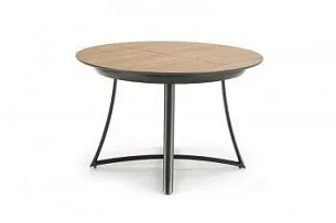 Стол обеденный Halmar MORETTI, раскладной (дуб натуральный/черный)