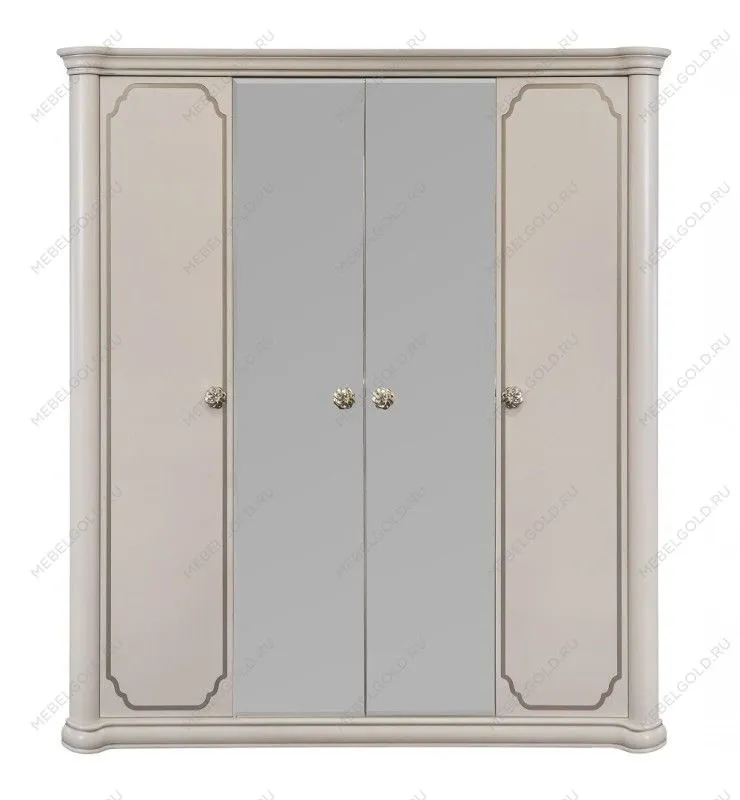 Шкаф Лали 4-дверный бежевый | изображение 1