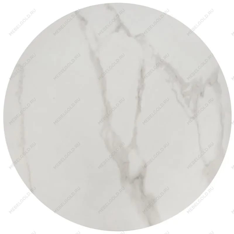 Комплект Halmar OSARIO, 2 стола журнальных (белый мрамор/белый) | изображение 1