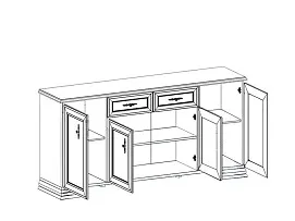 Лобня - Тумба Кентаки KOM4D2S белый