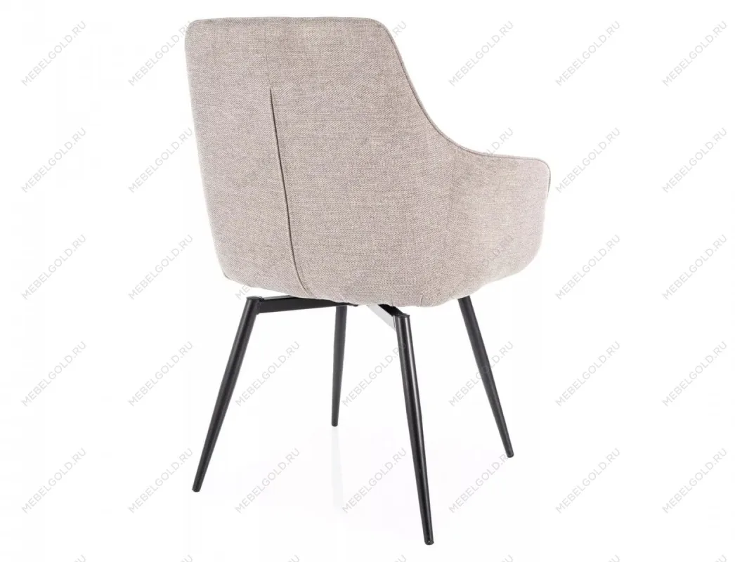 Стул кухонный Signal SERVIO Brego 31 поворотный (светло-бежевый/черный) | изображение 3