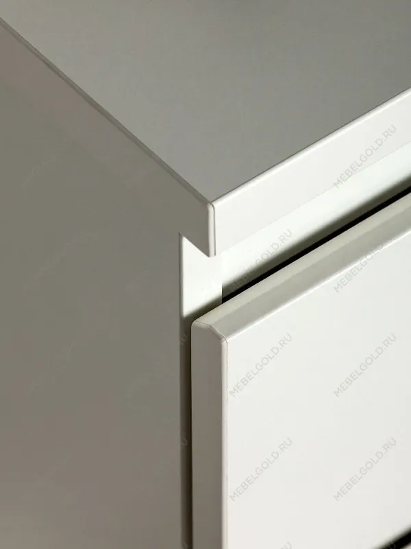 Комод Кастор, 3 ящика, 65х40х71 см, белый | изображение 9