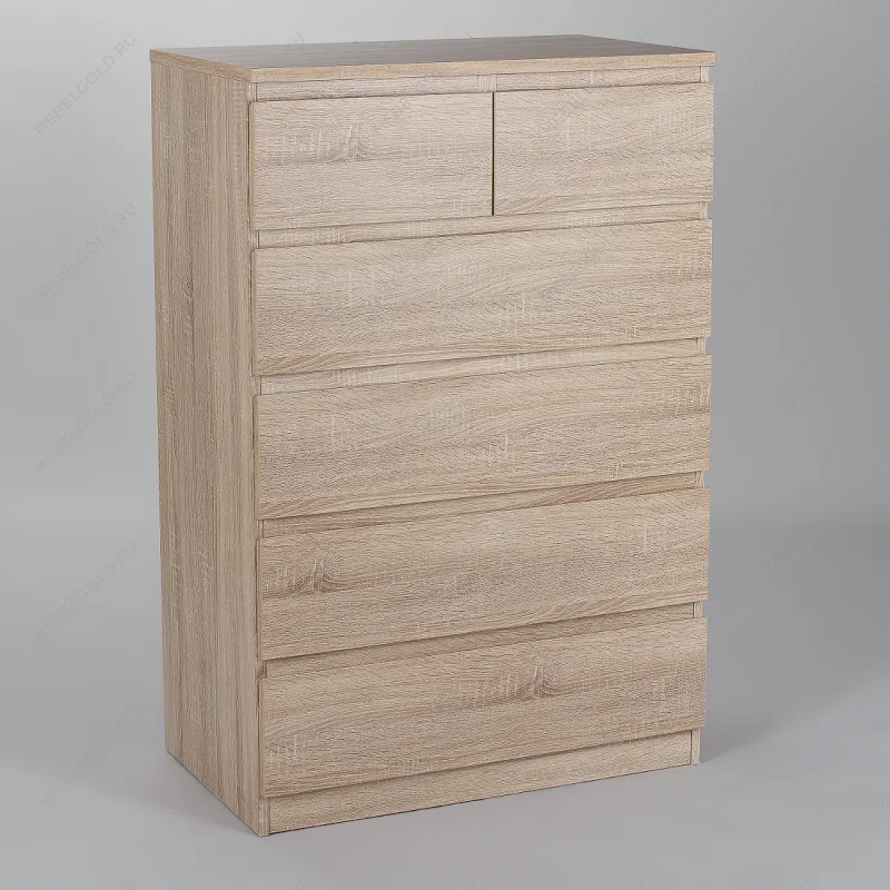 МАЛЬТА комод ИКЕА / IKEA 4+2 ящика 80х121 сонома | изображение 1