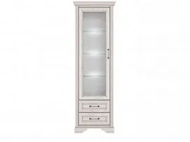 Шкаф-витрина Стилиус REG1W2S с подсветкой (Лиственница сибирская)