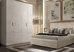 Спальня Диора слоновая кость/серебро 1