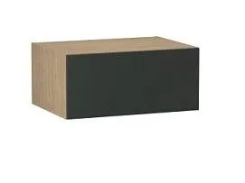 Шкаф АГ-80, Женева (800*586*360) Дуб Палермо/Зеленый матовый, 21927