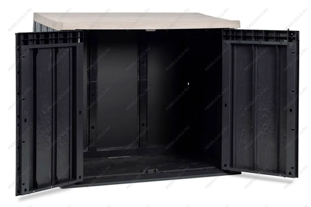 Ящик пластиковый TOOMAX STORA WAY PLUS XL 1270л, антрацит/светло-серый | изображение 2