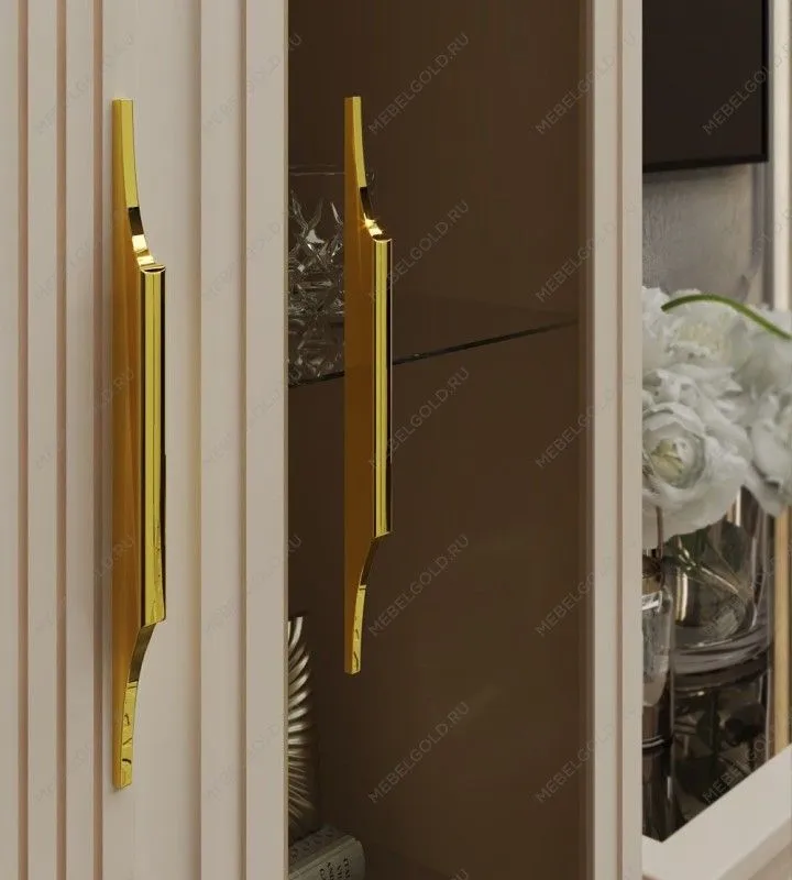 Витрина Замира 2-ств высокая бежевый | изображение 2