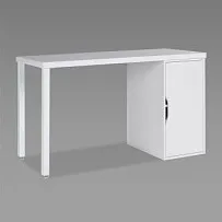 ИНГАР 2/ДВ/T стол письменный 140x75x55, белый