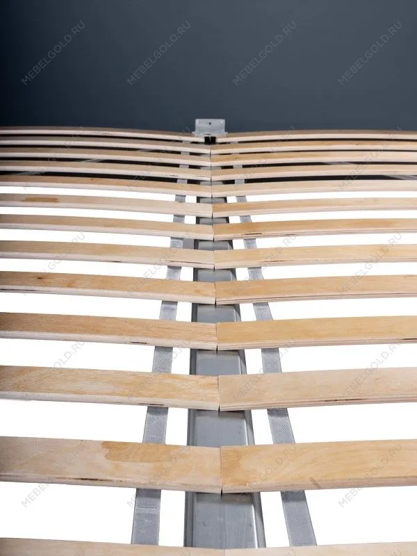 Кровать двуспальная Сага, 160х200 см, темно-бирюзовая | изображение 2