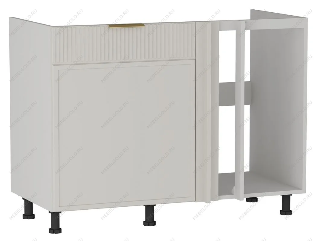 Стол под мойку угловой СМУ-120, Берта (1100*554*820) Светлый Мокко, 22923