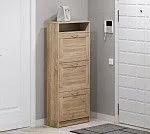 БРИМНЭС / СИРИУС тумба ИКЕА / IKEA для обуви 60х143 сонома | изображение 4