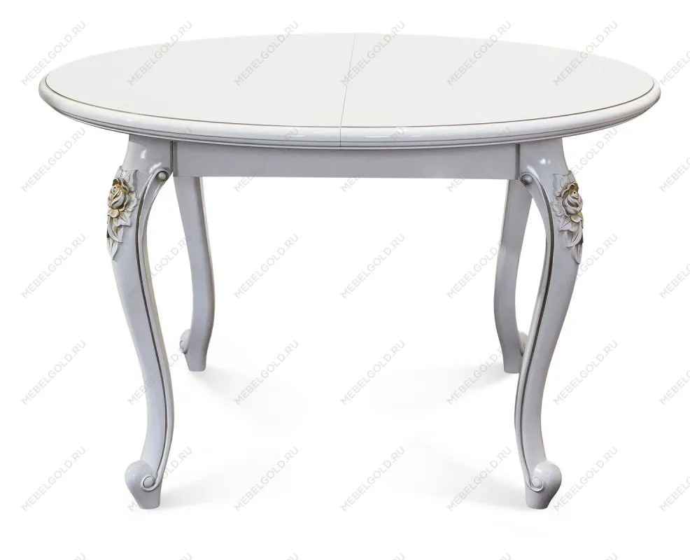 Стол Натали круглый белый глянец - Выставка м. Марьина роща | изображение 2