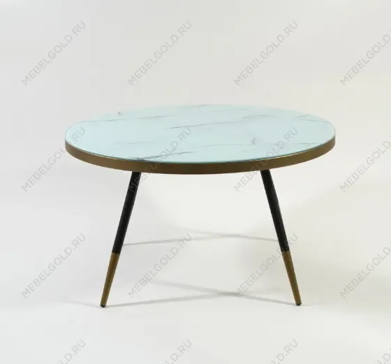 Стол журнальный Signal VEGA B (мраморный эффект/черный) | изображение 2