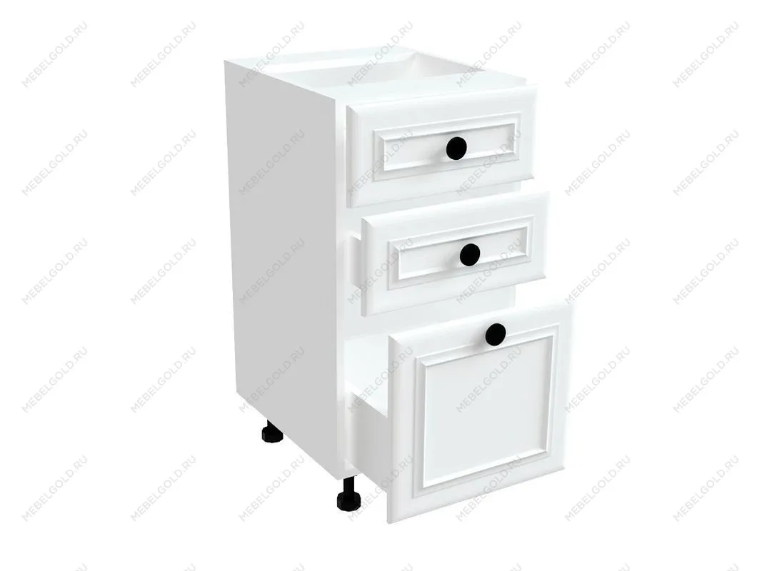 Стол с ящиками СЯ-40, Бьянка (400*470*820) Белый, 21114