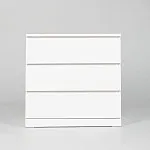 Комод Варма, 3 ящика, 80х78х40 см, эмаль белая | изображение 8