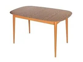 Стол обеденный KADIS раскладной 160/225 (Дуб натуральный с патиной темный орех)