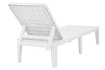 Шезлонг Tweet compact с матрасом, белый | изображение 3