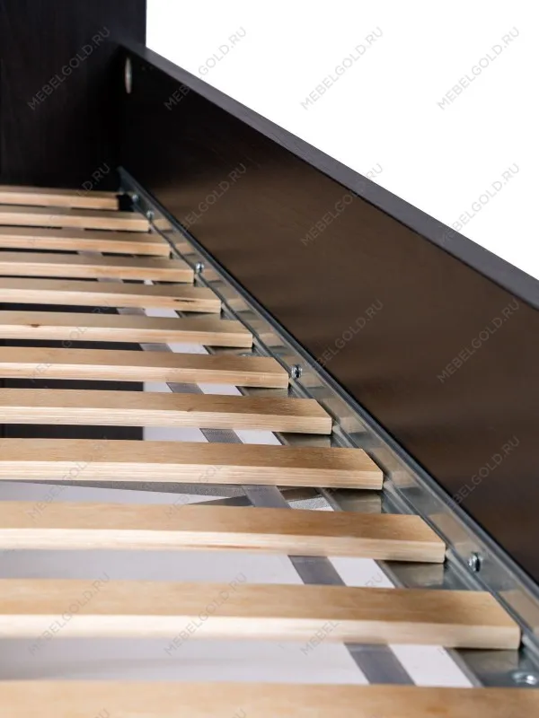 Кровать односпальная Сириус, 80х200 см, черный, дуб венге | изображение 7