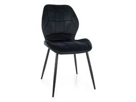 Стул кухонный Signal JAKE Velvet Bluvel 19 (черный/черный)