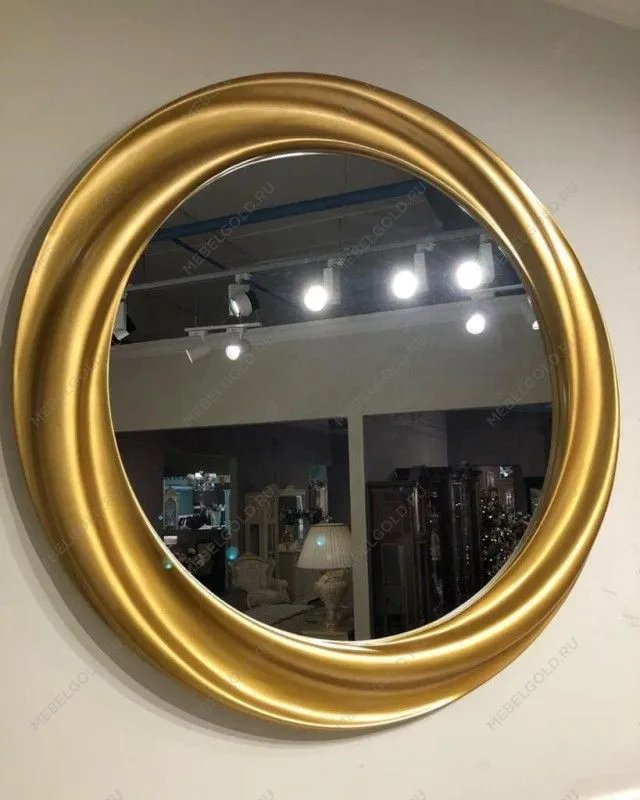 Зеркало круглое 1713(1) золото - Выставка м. Марьина роща | изображение 1