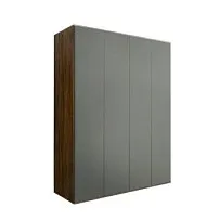 Шкаф 4-х дверный Bogemia Woodline Air (Серый) БМШ2/4(0)