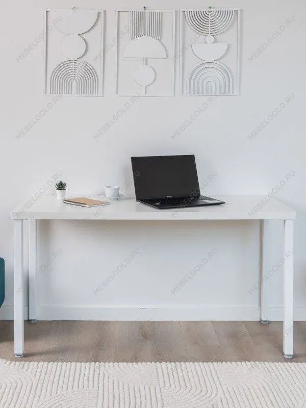 Стол письменный Ингар, 140х75х55 см, белый | изображение 1